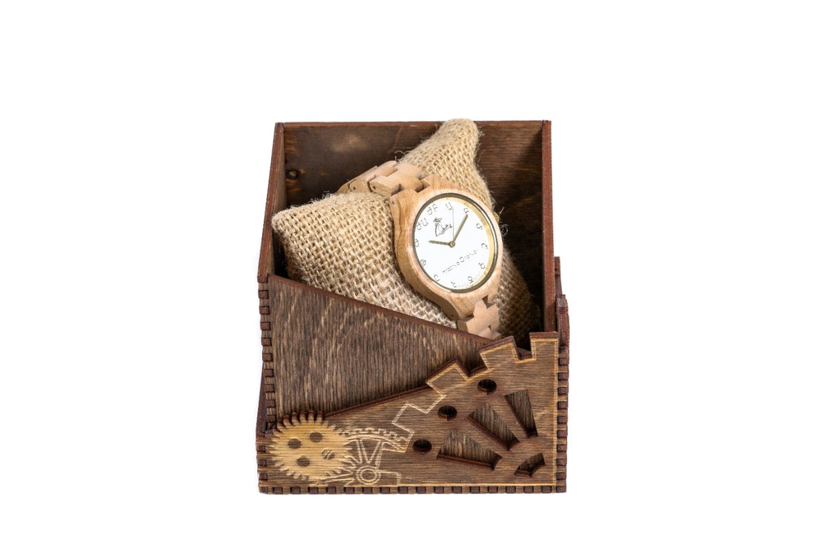 Reloj de pulsera blanco para mujer