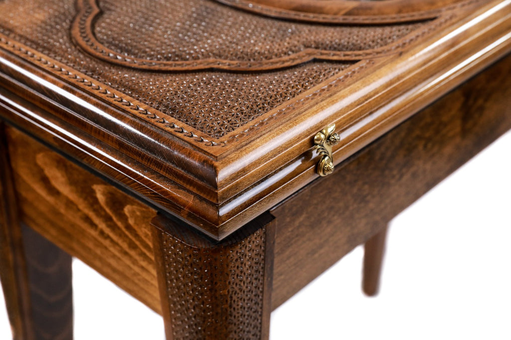 Eternity Backgammon Table with Bronze Hardware, 60 cm – photo 12