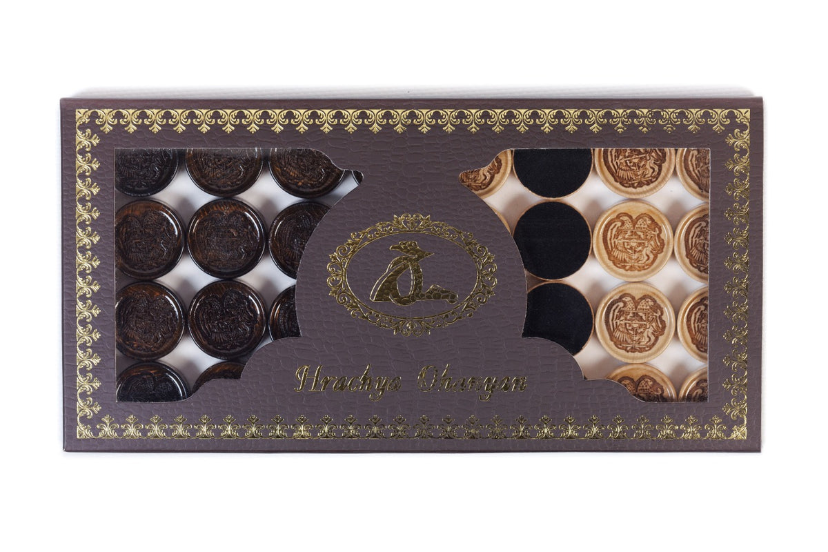 Armenian Coat of Arms Backgammon Pieces
