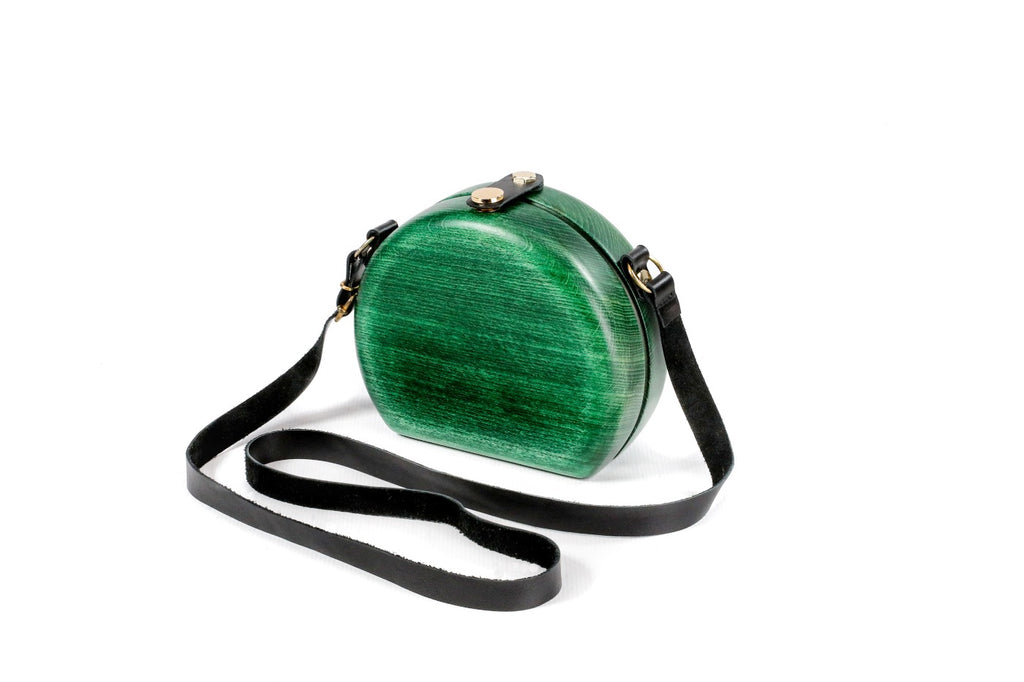 Green Wooden Bag for Women