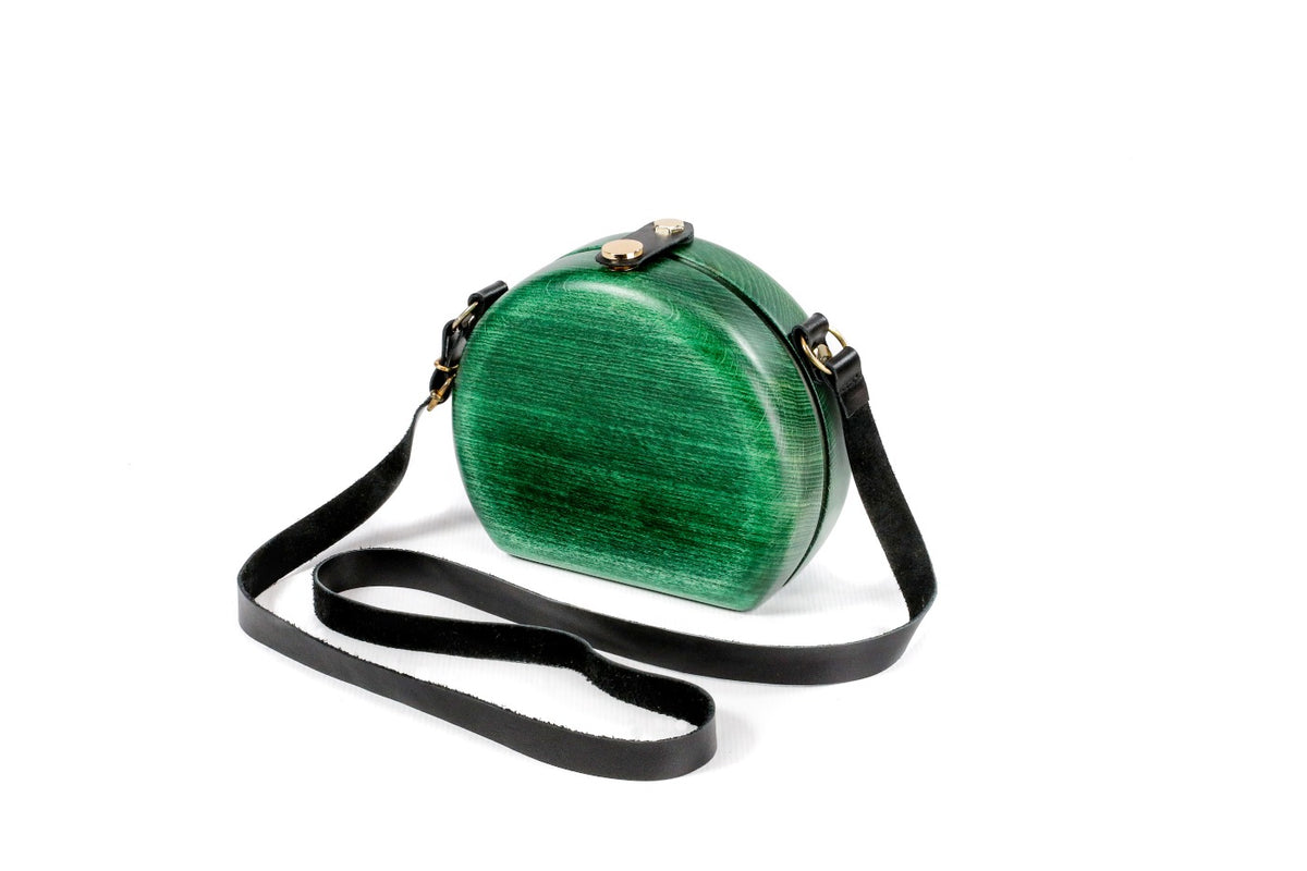Green Wooden Bag for Women