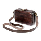 Braune Holztasche (Modell 53366-2)