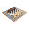 Chess & Backgammon Set: Epoxy Tree Design