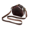 Brown Wooden Bag for Women