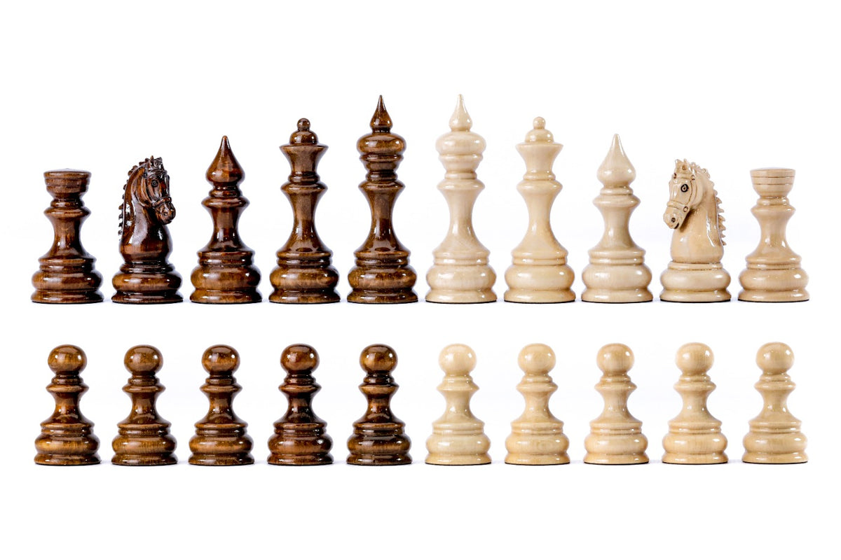Classic Wooden Chess Figures Set