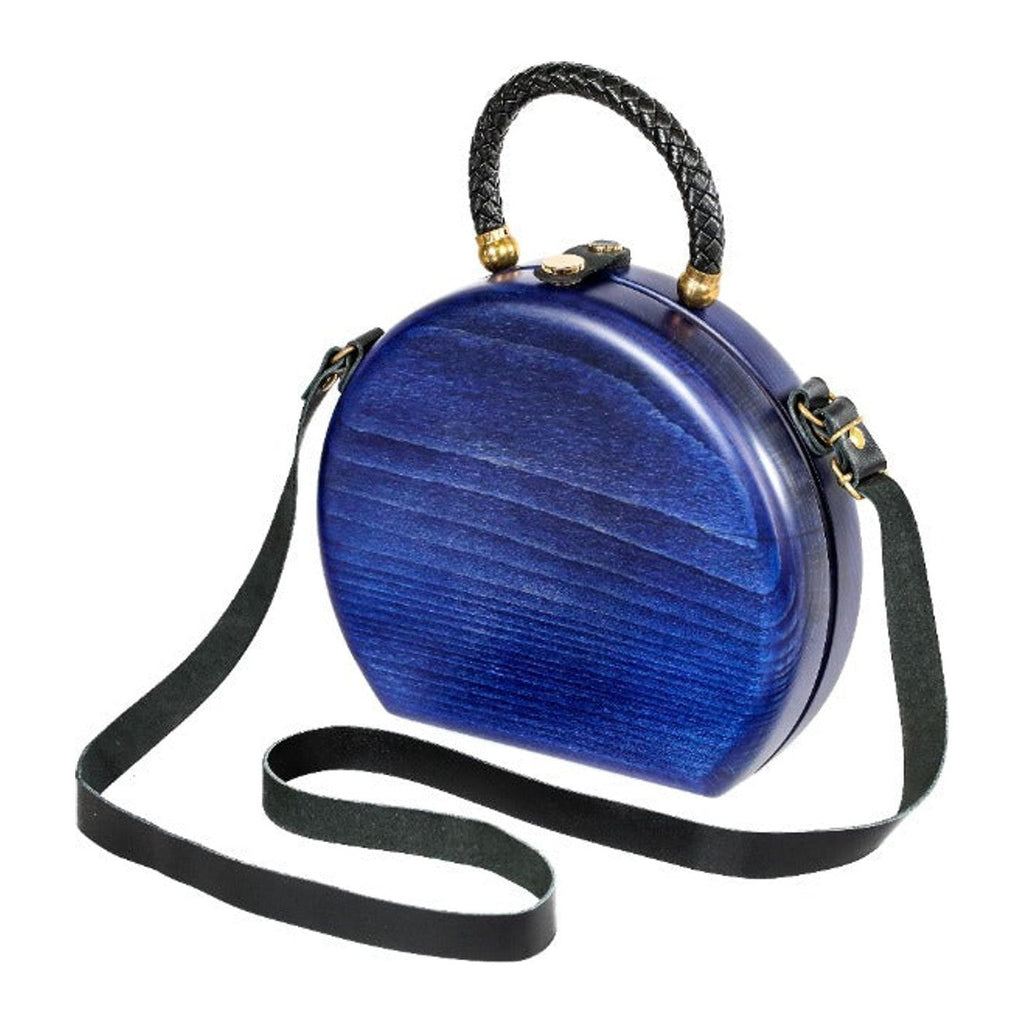 Blue Wooden Bag