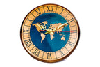 Reloj de Pared con Mapa del Mundo