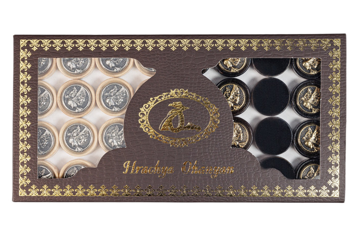 Bronze Dove Backgammon Pieces