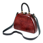 Red Wooden Handbag