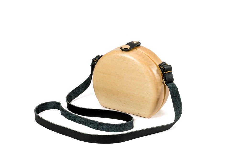Bolso Bandolera de Madera para Mujer – Bolso de Madera Natural Hecho a Mano