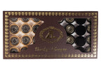 Fichas de Backgammon con Adorno de Alfombra
