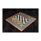 Walnut Chess & Backgammon Set with Tree Design