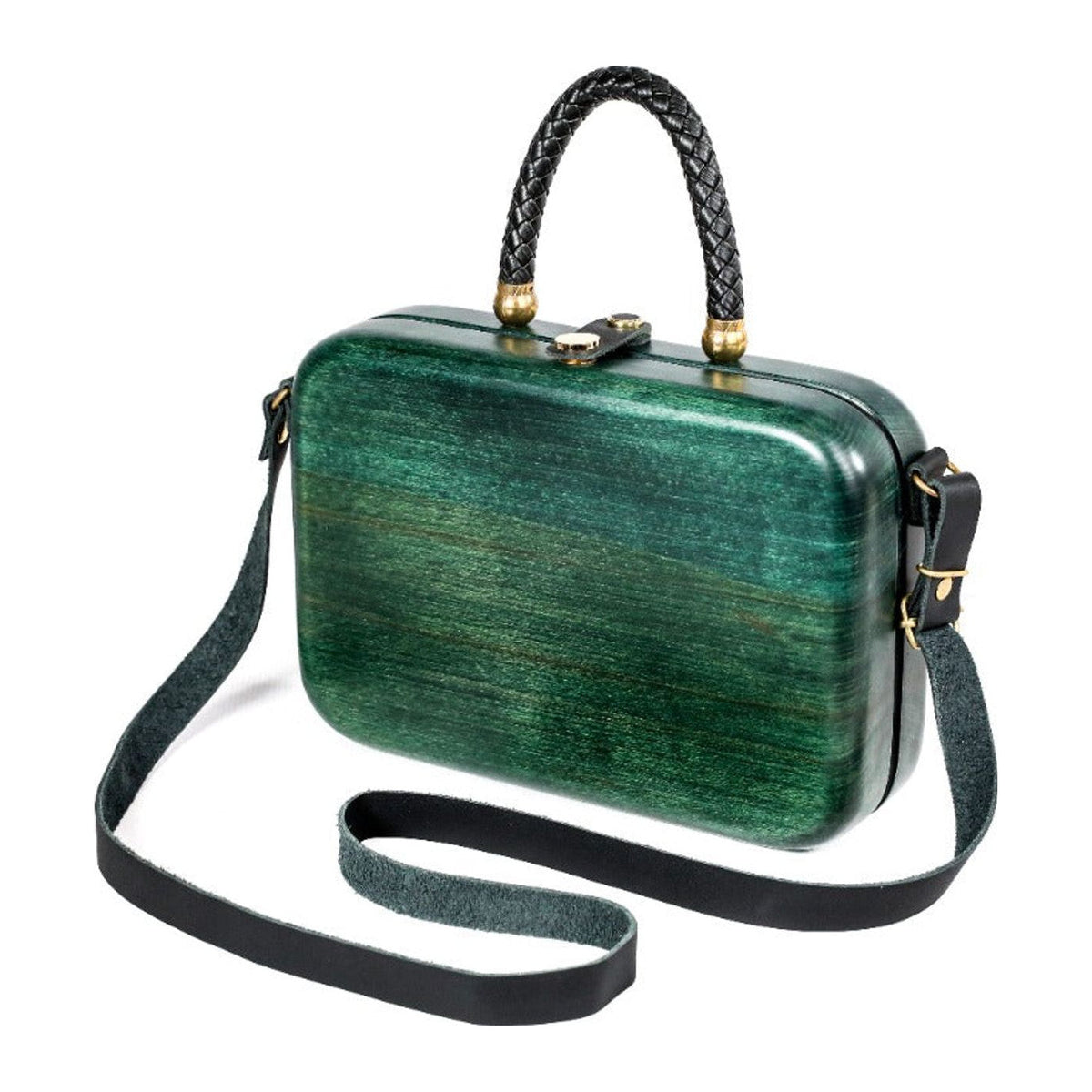 Green Wooden Bag for Women