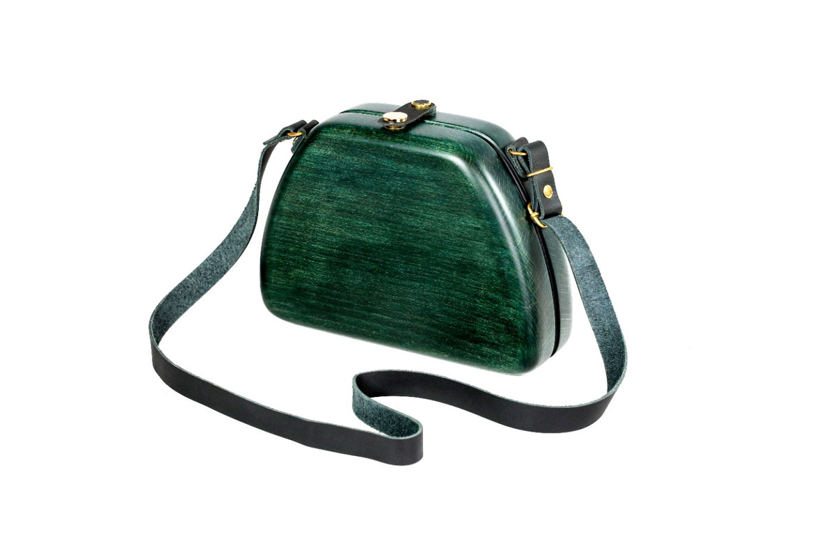 Unique Green Wood Bag,
