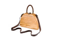 Beige Wooden Handbag