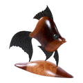 Wood Fish Sculpture