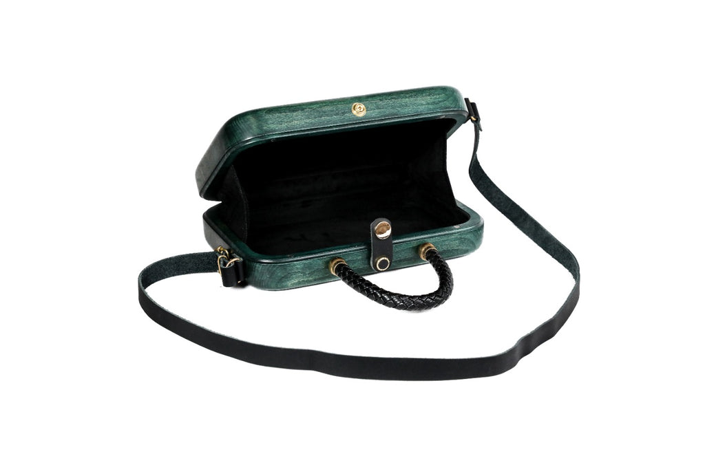 Green Wooden Bag for Women