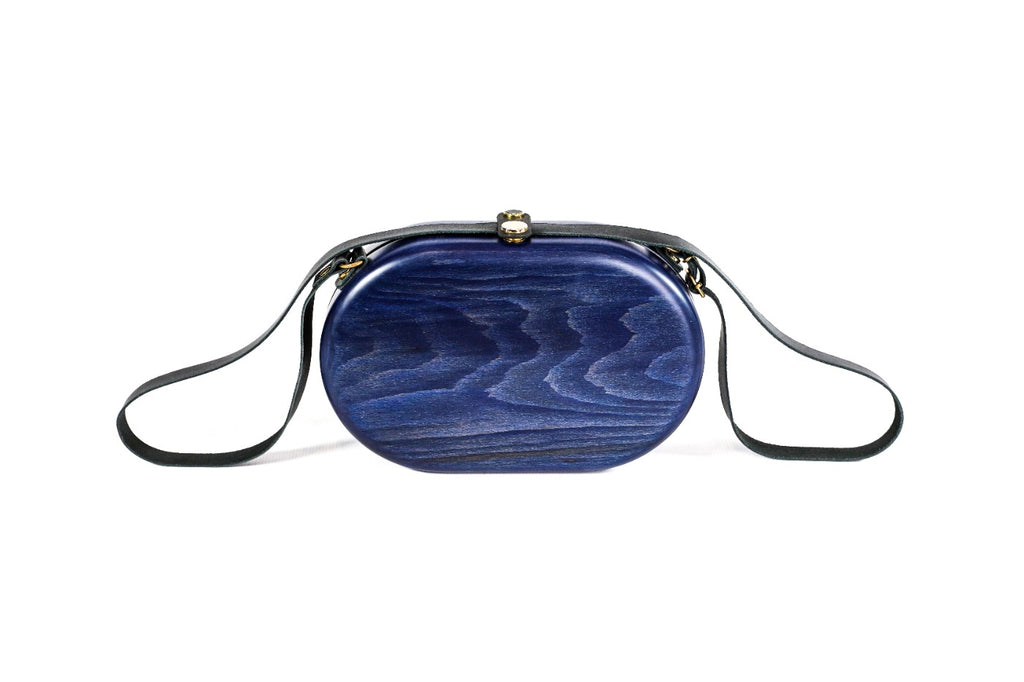 Blue Wooden Bag – photo 2