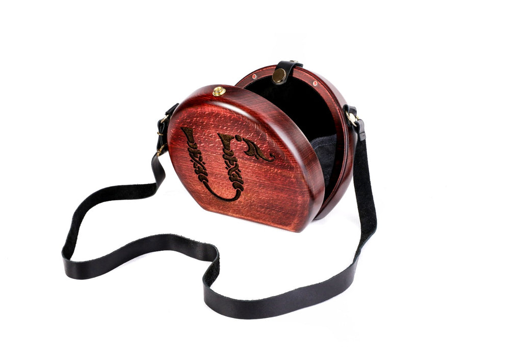 Bandolera de madera - Bolso de hombro único para mujer