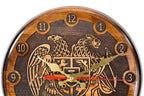 Reloj de pared con el escudo de Armenia