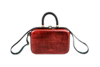 Red Wooden Bag for Women