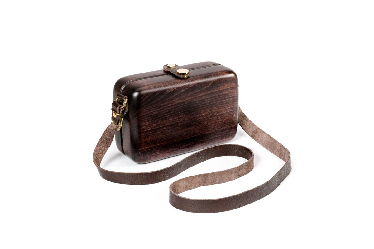 Braune Holztasche (Modell 53366-2) – Foto 2