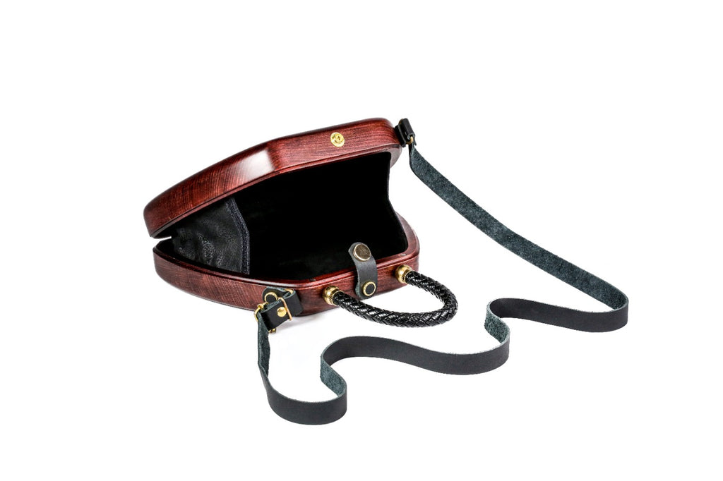 Red Wooden Handbag