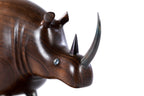 Skulptur eines Nashorns