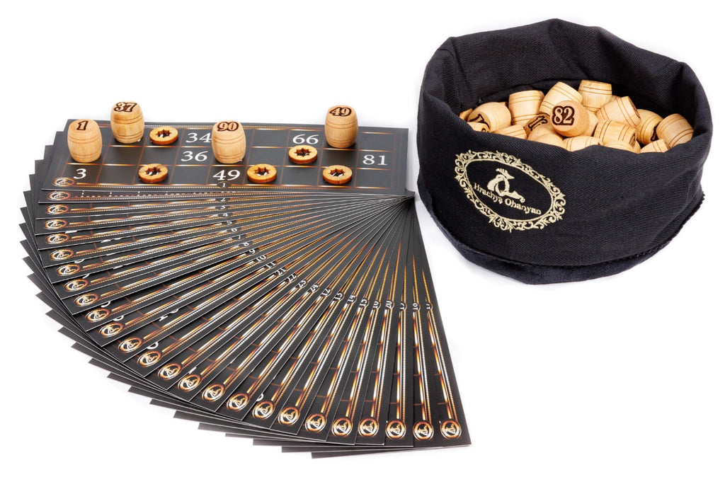 Lotto-Spielset aus Holz