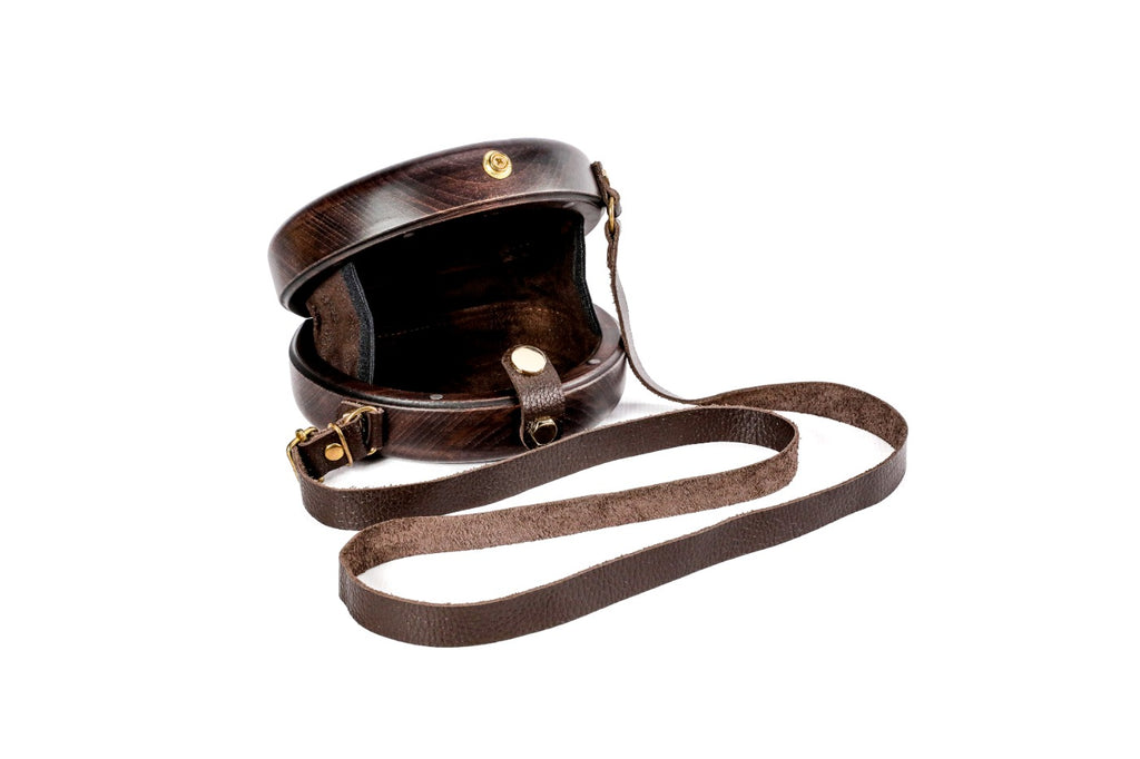Brown Wooden Bag for Women
