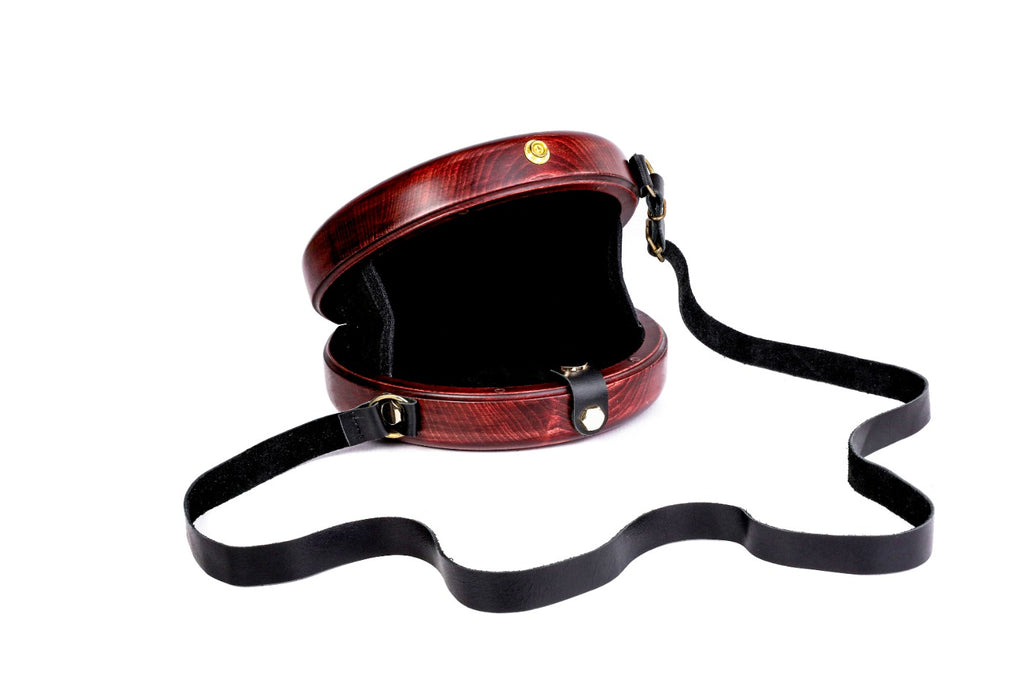Bandolera de madera - Bolso de hombro único para mujer