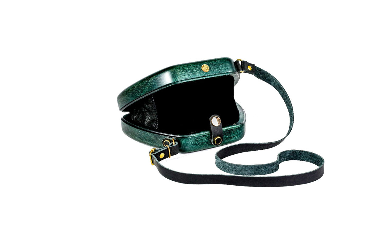 Unique Green Wood Bag,