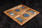 Walnut Chess & Backgammon Set with Tree Design