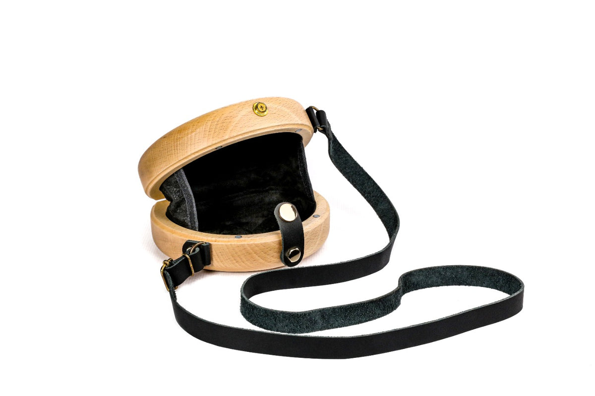 Bolso Bandolera de Madera para Mujer – Bolso de Madera Natural Hecho a Mano
