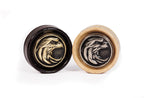 Fichas de backgammon de águila de bronce