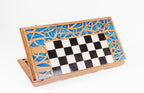 Chess & Backgammon Set: Epoxy Tree Design