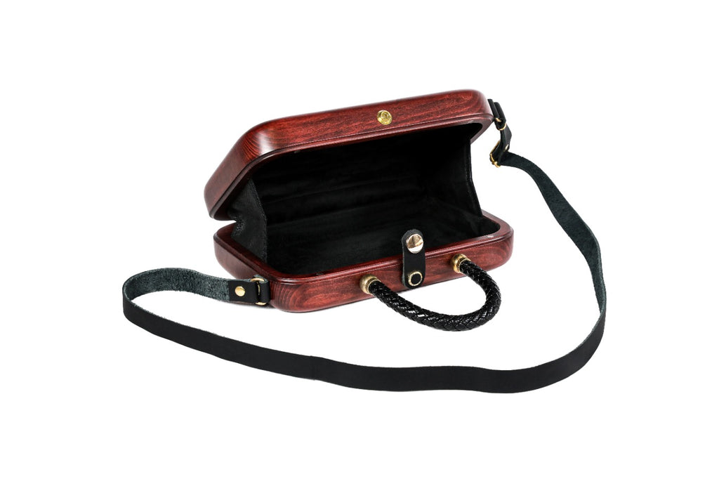 Red Wooden Bag for Women