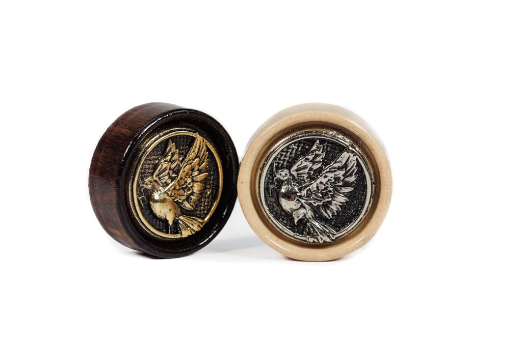 Fichas de backgammon Paloma de Bronce