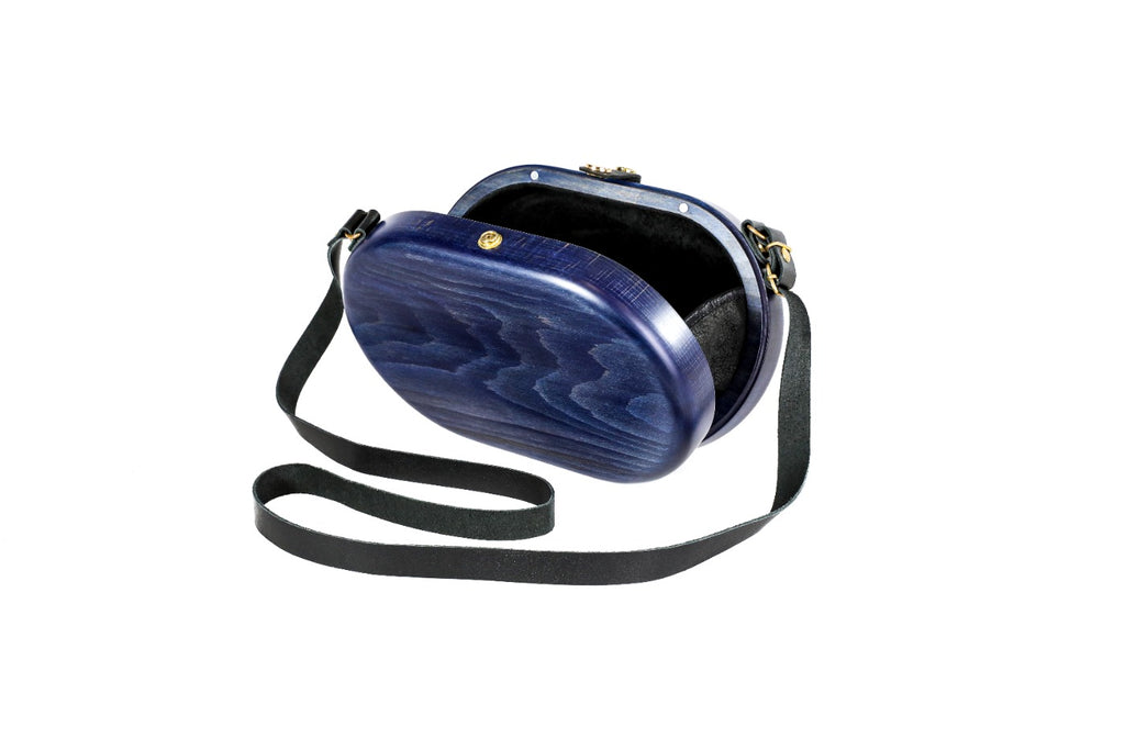 Blue Wooden Bag – photo 4
