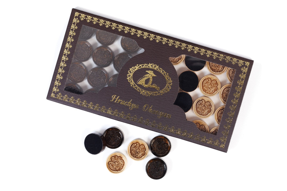 Armenian Coat of Arms Backgammon Pieces