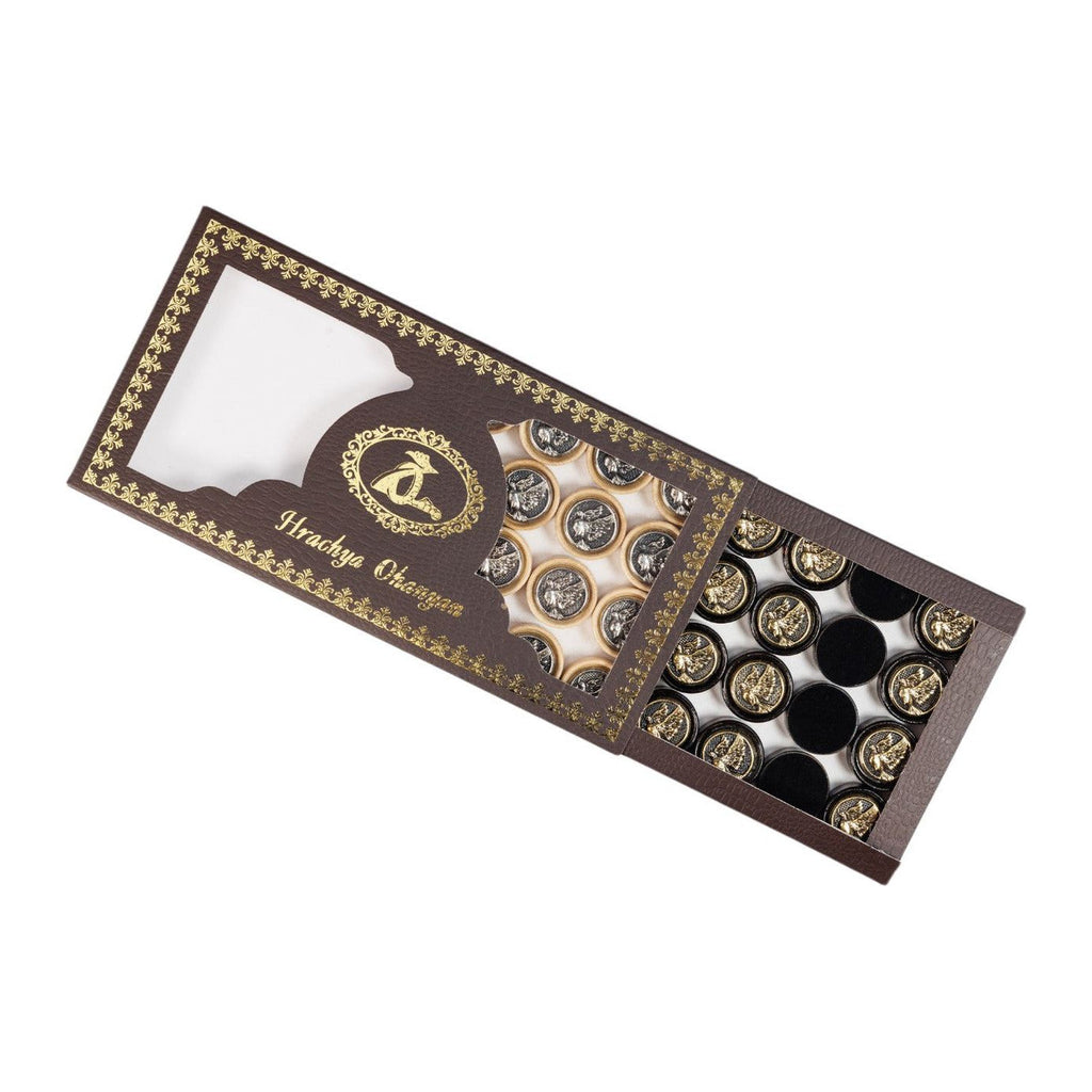 Fichas de backgammon Paloma de Bronce