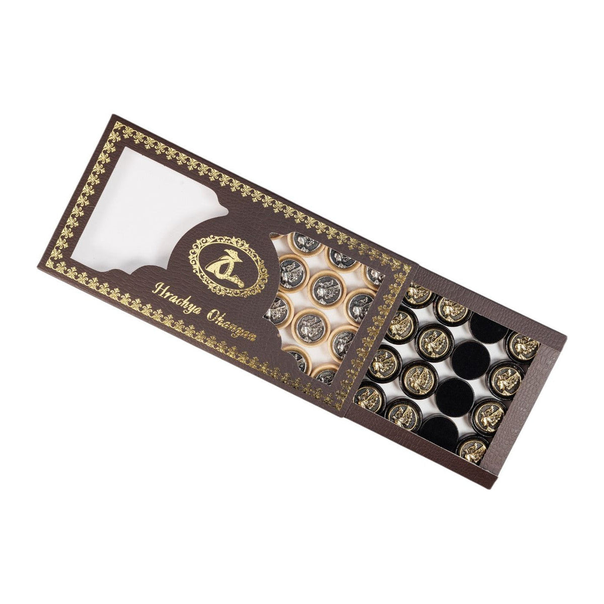 Bronze Dove Backgammon Pieces