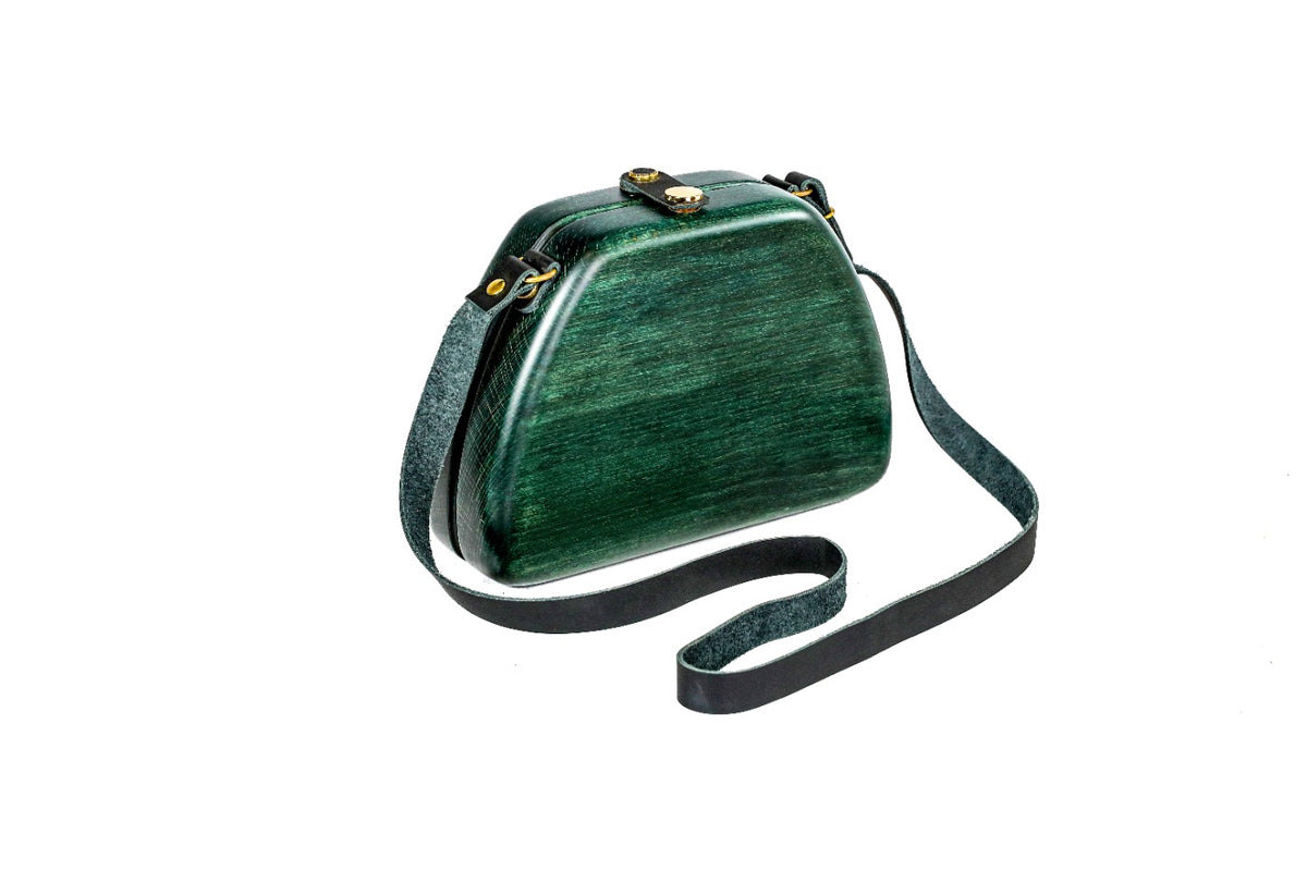 Unique Green Wood Bag,
