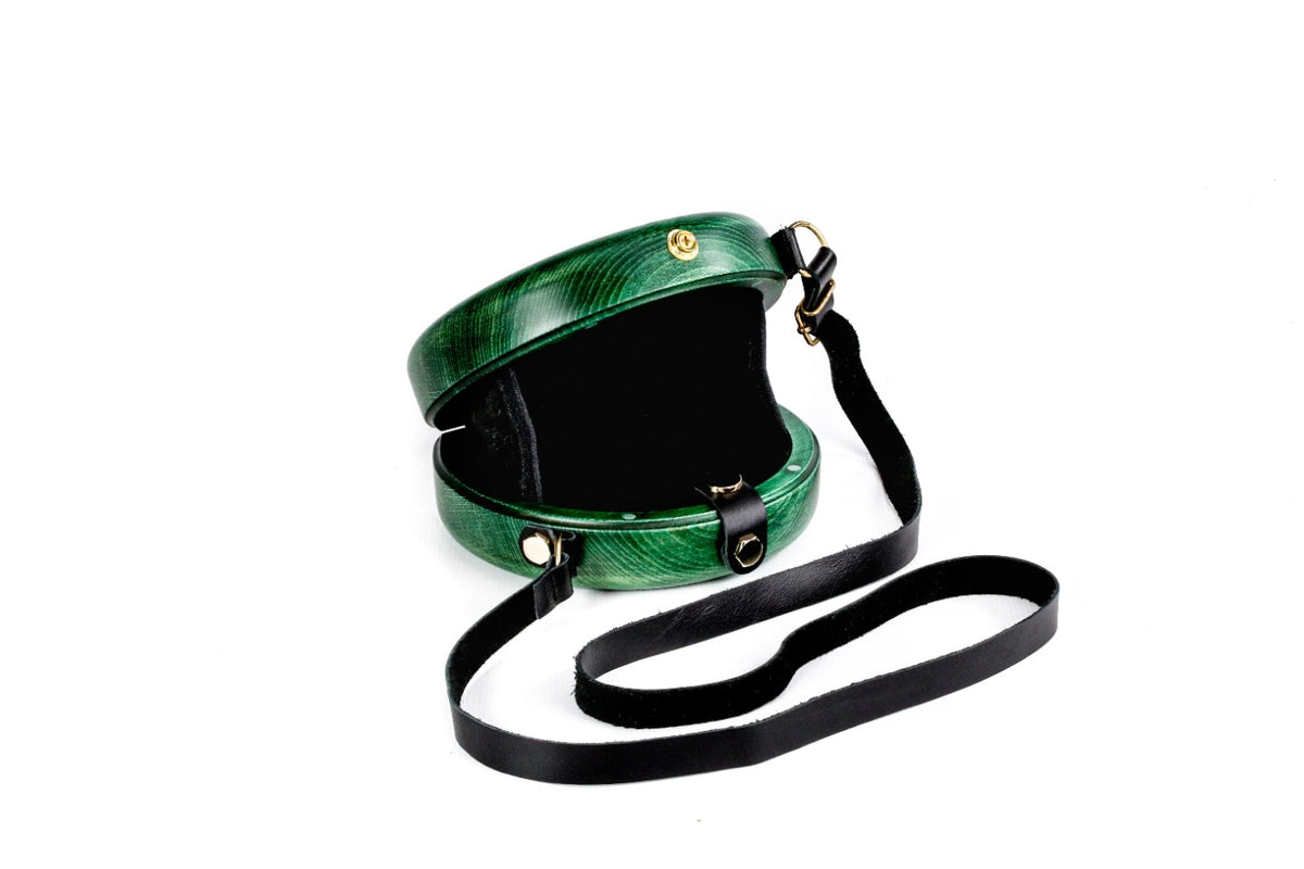 Green Wooden Bag for Women