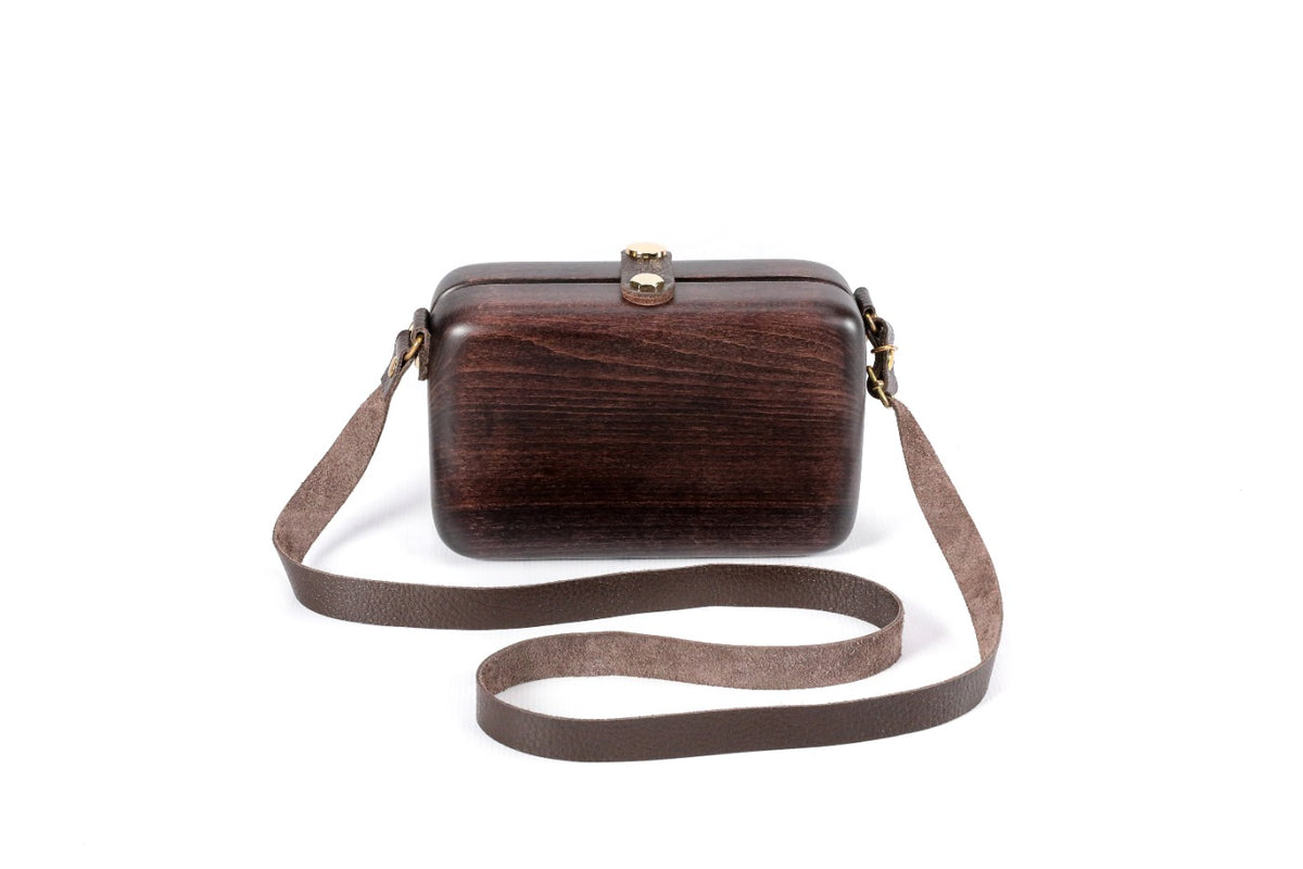 Braune Holztasche (Modell 53366-2) – Foto 4