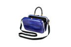 Blue Wooden Handbag