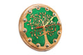 Wanduhr mit Granatapfelbaum