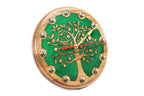 Wanduhr mit Granatapfelbaum