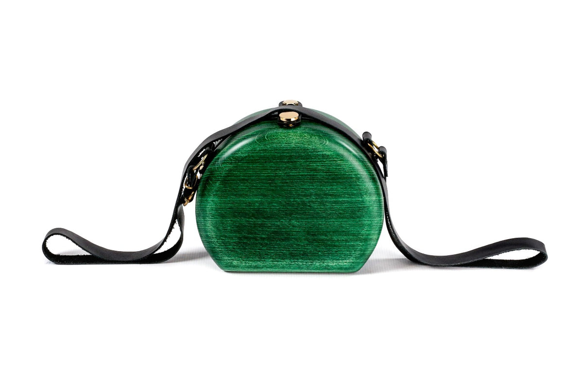 Green Wooden Bag for Women