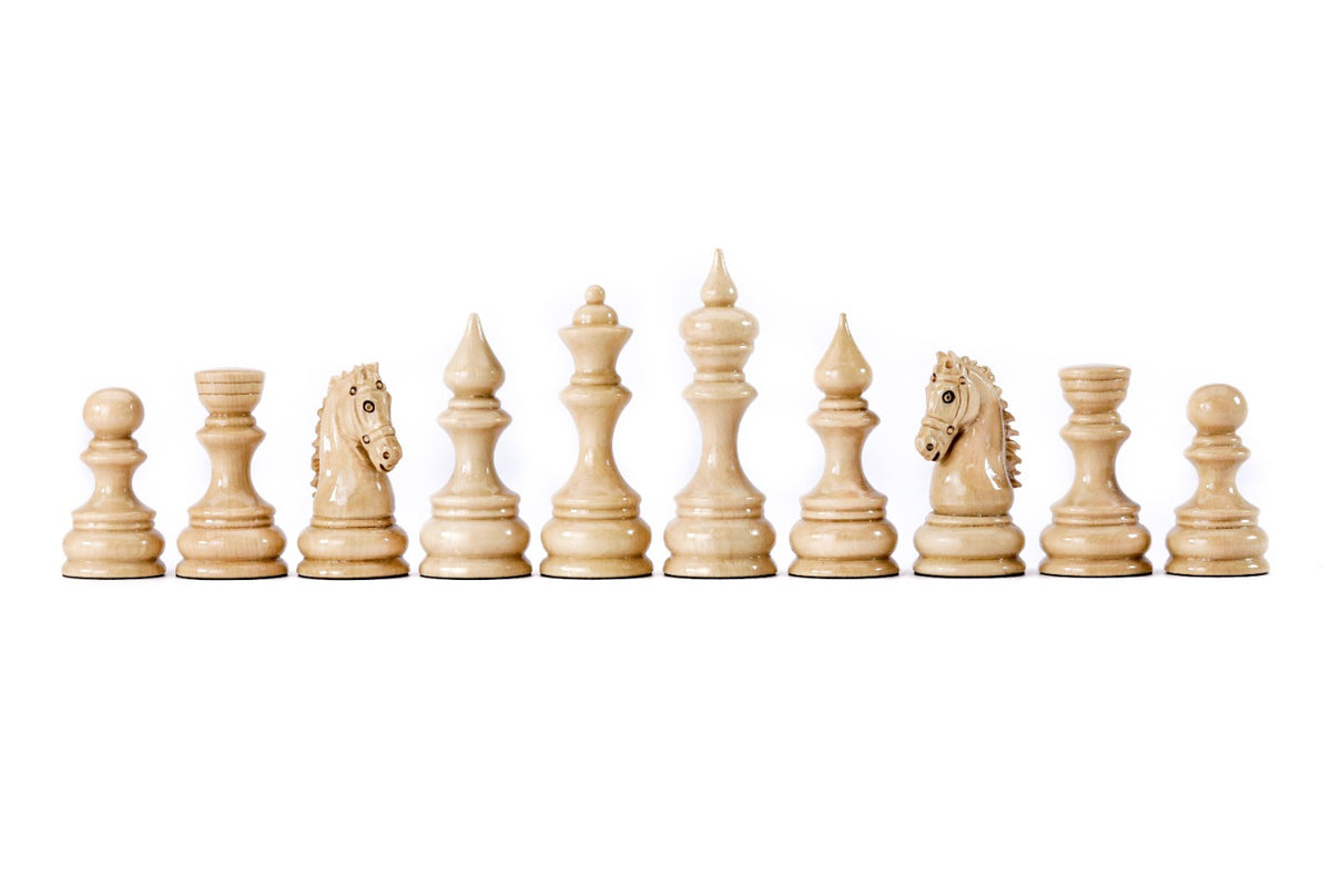 Classic Wooden Chess Figures Set